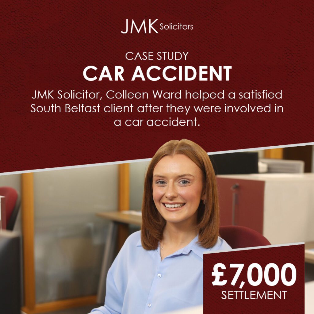 Colleen Ward JMK Solicitors- Car Accident case study