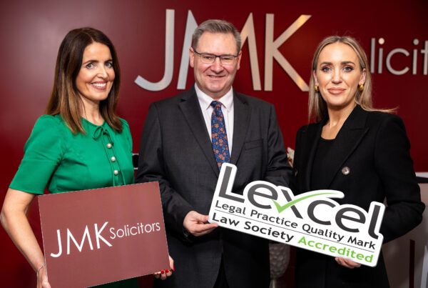 JMK Solicitors awarded the prestigious awarded Lexcel Quality Mark